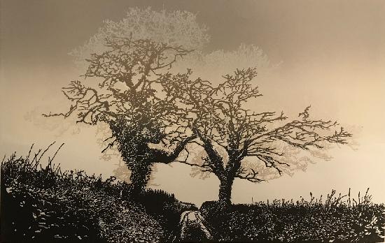 Two Trees, South Hams (Brown sky edition)
