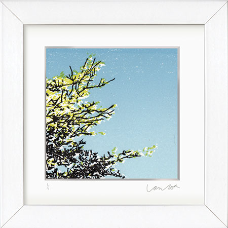 Linoprints in small frames